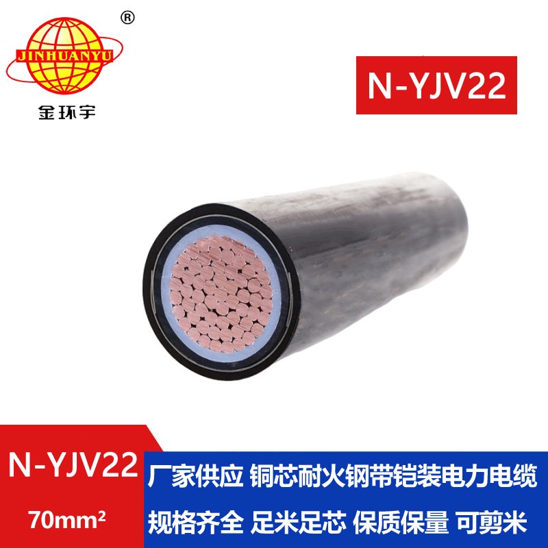 金環(huán)宇電線(xiàn)電纜 銅芯低壓yjv22電纜深圳耐火鎧裝